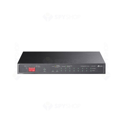 Switch cu 10 porturi TP-Link Gigabite TL-SG1210PP, 20 Gbps, 14.88 Mpps, 205 m, plug & play, PoE+