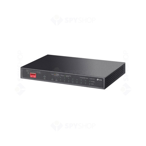 Switch cu 10 porturi TP-Link Gigabite TL-SG1210PP, 20 Gbps, 14.88 Mpps, 205 m, plug & play, PoE+