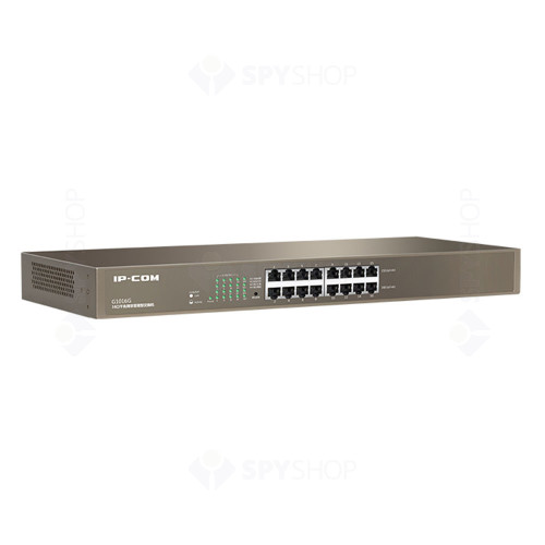 Switch cu 16 porturi Gigabite IP-COM G1016G, 8000 MAC, 32 Gbps, fara management