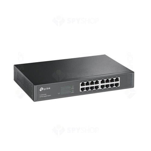 Switch cu 16 porturi TP-Link TL-SG1016D, 8000 MAC, 32 Gbps