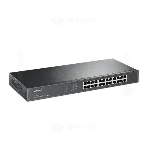 Switch cu 24 de porturi TP-Link TL-SF1024, 8000 MAC, 4.8 Gbps