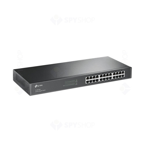 Switch cu 24 de porturi TP-Link TL-SG1024, 8000 MAC, 48 Gbps