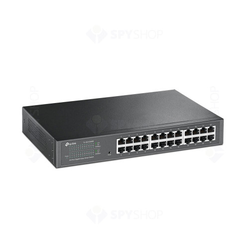 Switch cu 24 de porturi TP-Link TL-SG1024DE, 8000 MAC, 48 Gbps