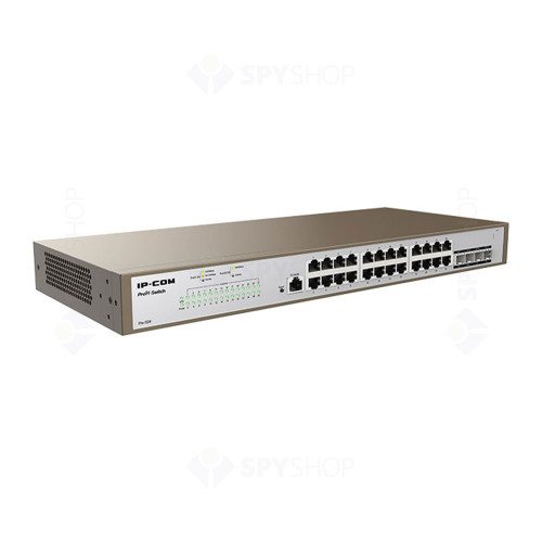 Switch cu 24 porturi Gigabit IP-COM Pro-S24, 16k MAC, 56 Gbps, cu management