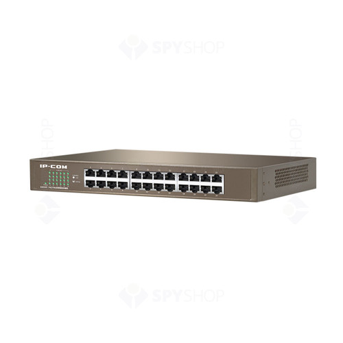 Switch cu 24 porturi IP-COM G1024D, 48 Gbps, 35.7 Mpps, 8000 MAC, fara management G1024D
