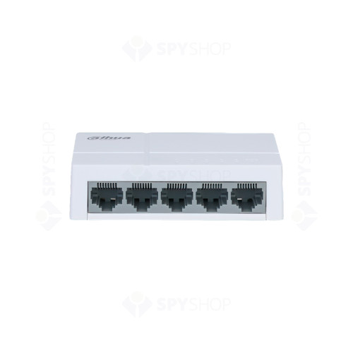 Switch cu 5 porturi Dahua PFS3005-5ET-L, 2K MAC, 16 Gbps, fara management