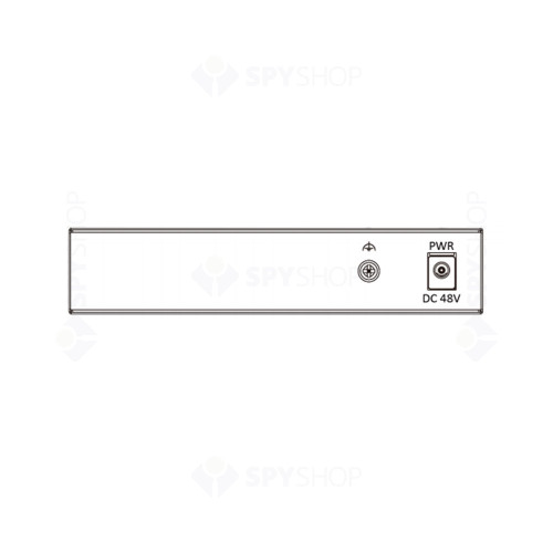 Switch cu 5 porturi Hikvision DS-3E1105P-EI, 1 Gbps, 0.744 Mpps, 2000 MAC, PoE, cu management