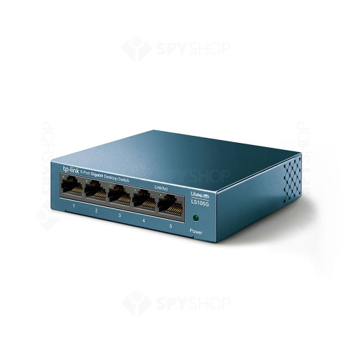 Switch cu 5 porturi TP-Link LS105G, 2000 MAC, 10 Gbps