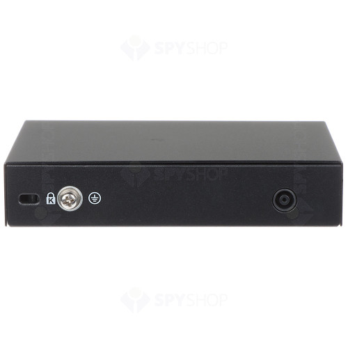 Switch cu 6 porturi Dahua PFS3006-4GT-60-V2, 2000 MAC, 14 Gbps, fara management, PoE