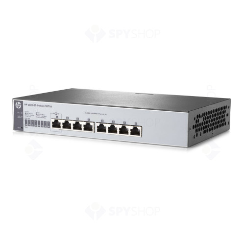 Switch cu 8 porturi Aruba J9979A, 16 Gbps, 11.9 Mpps, 8000 MAC, 1U, cu management