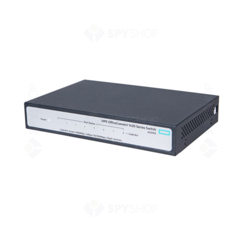 Switch cu 8 porturi Aruba JH329A, 16 Gbps, 11.8 Mpps, 4.000 MAC, 1U, fara management