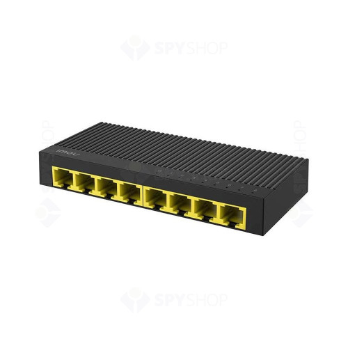 Switch cu 8 porturi Gigabit RJ45 Imou SG108C, 16 GBps, 8000 MAC, fara management