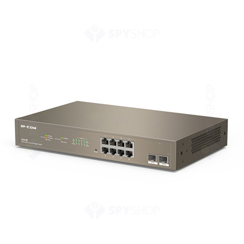 Switch cu 8 porturi IP-COM G3310F, 20 Gbps, 14.9 Mpps, 16000 MAC, cu management