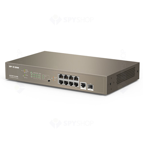 Switch cu 8 porturi IP-COM G5310P-8-150W, 16000 MAC ,PoE