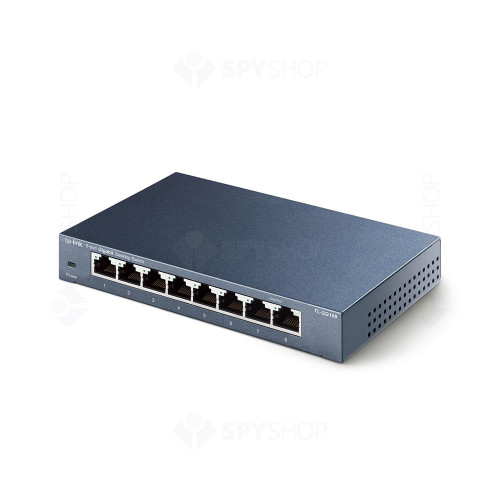 Switch cu 8 porturi TP-Link TL-SG108, 4000 MAC, 16 Gbps
