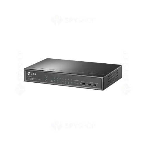 Switch cu 9 porturi  TP-Link TL-SF1009P, 10/100 Mbps, 1.6 Gbps, PoE+, fara management