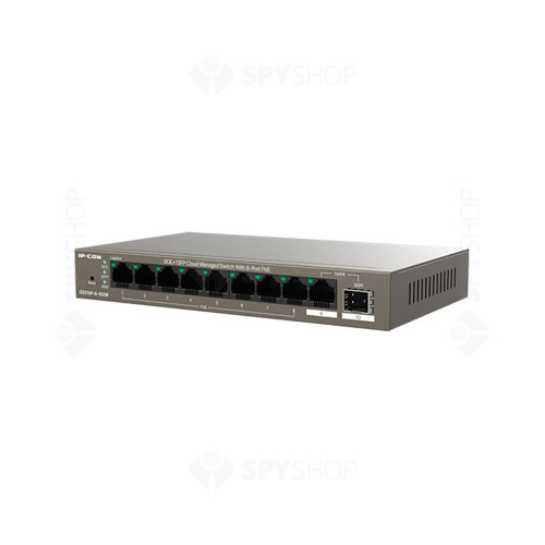 Switch Gigabit 8 porturi IP-COM G2210P-8-102W, 20 Gbps, PoE
