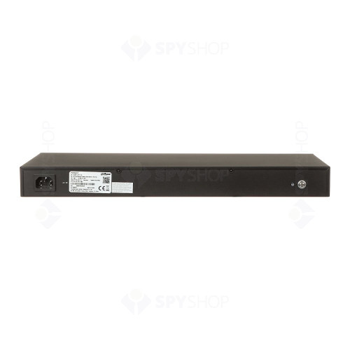Switch rackabil cu 26 porturi Dahua CS4226-24ET-375 ,24 porturi PoE 10/100 Mbps, 2 porturi SFP Gigabit, cu cloud management 
