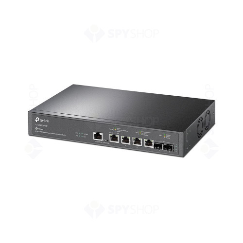 Switch rackabil cu 6 porturi Gigabite TP-Link Jetstream TL-SX3206HPP, 120 Gb, 89.28 Mpps, Omada, PoE, cu management