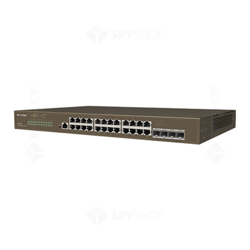 Switch cu 24 porturi IP-COM G3328F, 10/100/1000 Mbps, 4 SFP, 16000 MAC, cu management
