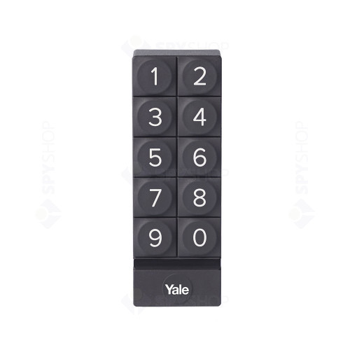 Tastatura inteligenta Yale Linus 05/301000/BL, cod PIN, 256 utilizatori, bluetooth 4.0, ancorare pe perete