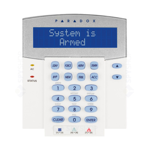 Kit alarma antiefractie Paradox Digiplex EVO192+K641R+SL-900B, 8 partitii, 8-192 zone, 999 utilizatori, cutie cu traf