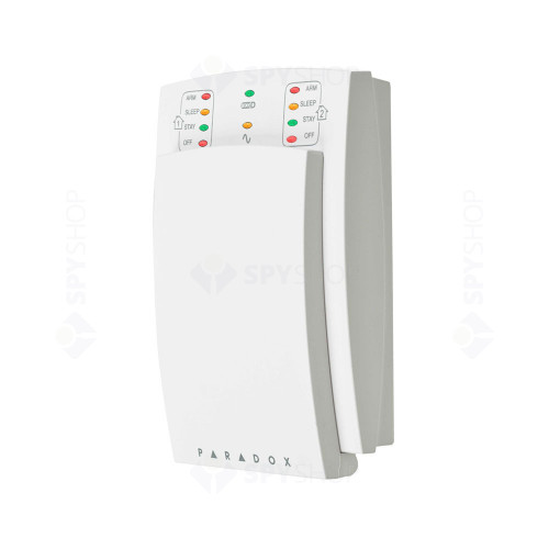 Kit alarma antiefractie Paradox Spectra SP6000+K10V+SL-900B, 2 partitii, 8-32 zone, 32 utilizatori, cutie cu traf