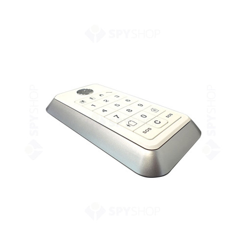 Tastatura LED wireless cu cititor de proximitate RFID Crow FW2-ICON KEYPAD, 8 taguri/coduri, 868 MHz, RF 500 m, autonomie 5 ani