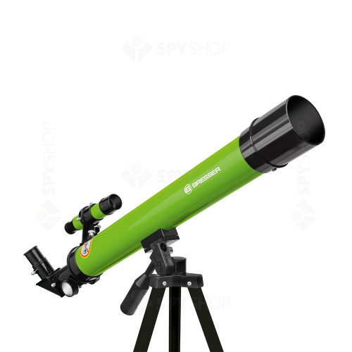 Telescop refractor Bresser Junior 45/600 AZ verde