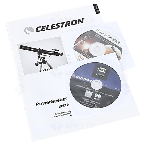 Telescop refractor Celestron Powerseeker 60EQ 21043