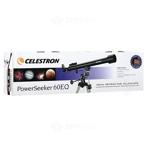 Telescop refractor Celestron Powerseeker 60EQ 21043