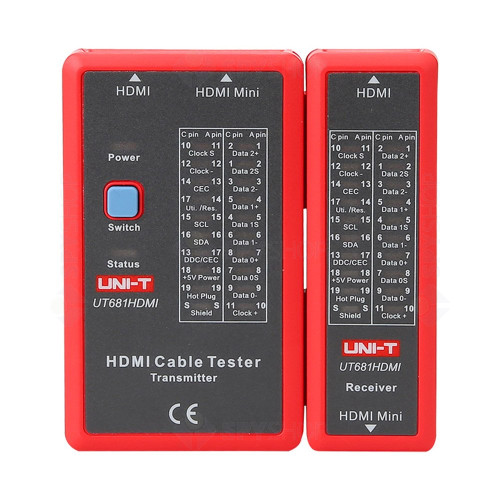 Tester cablu HDMI Uni-T TESTER-CABLE-UT681HDMI-UNIT