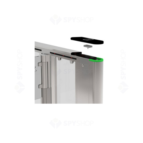 Turnichet automat bidirectional ZKTeco TS-SBTL8000, 40 persoane/minut, interior