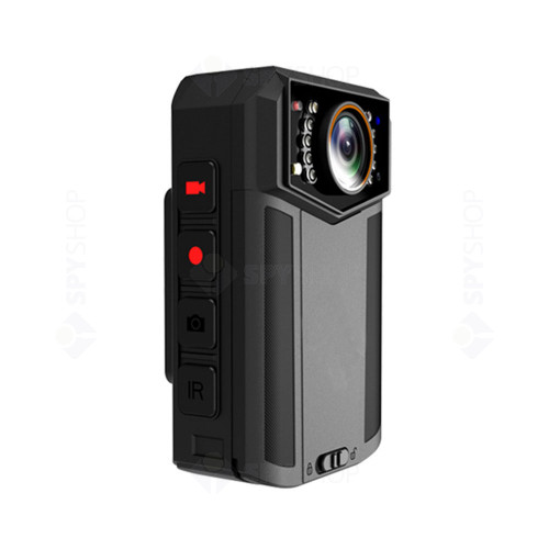 Body camera Philips VTR8203, 4K,unghi 170°,WiFi, GPS, LPR, detectie faciala, night vision 10 metri, 3000 mAh, 54 MP, slot card