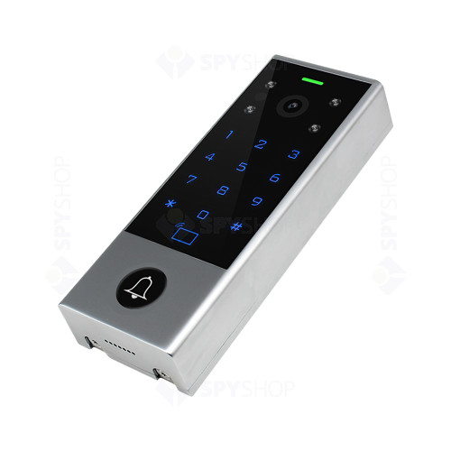 Cititor de proximitate cu tastatura si interfon Secukey Vcontrol 3, 2 MP, IR, Wi-Fi, Pin/Card, Wiegand