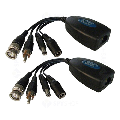 Video/ audio balun UTP101PVA, cablu UTP, 36W, >60db