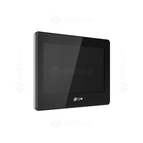 Videointerfon de interior IP Dahua VTH5422HB, 7 inch, aparent, PoE, negru, slot card