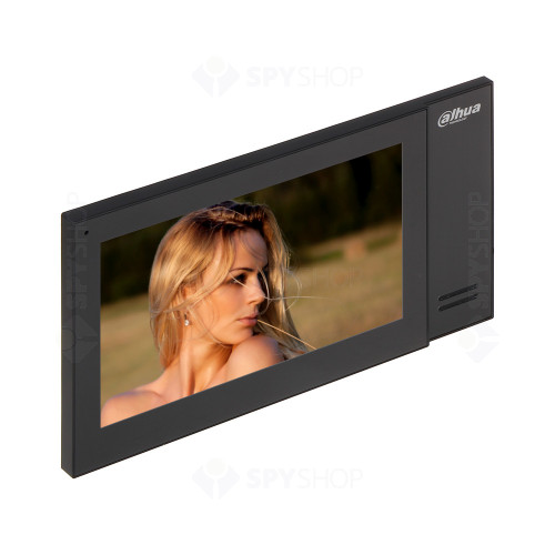Videointerfon de interior IP touch Dahua VTH2421FB-P, 7 inch, aparent, PoE, slot card