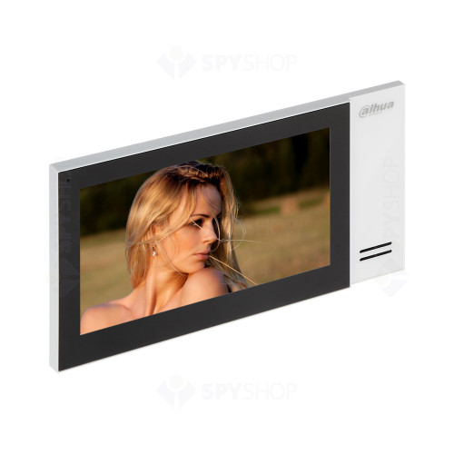 Videointerfon de interior IP touch Dahua VTH2421FW-P, 7 inch, aparent, PoE, slot card