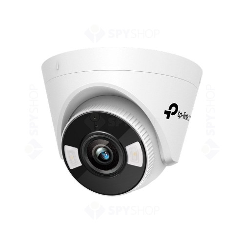Camera supraveghere interior IP Dome TP-Link Full Color VIGI C450(2.8MM), 5 MP, 2.8 mm, IR/Lumina alba 30m, slot card, microfon si difuzor, vizualizare pe telefon
