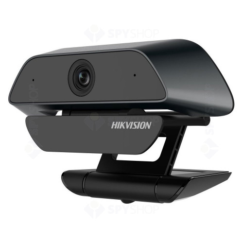 Camera web Full HD Hikvision Webcam DS-U12, 2 MP, 3.6 mm, plug and play, USB, microfon