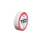 Banda electroizolatoare DZ086065, 20 m x 19 mm, alb, TED