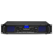 Amplificator digital profesional Fenton FPL1000 172.090, USB/SD, Bluetooth, MP3, 2x500W, 4 ohm