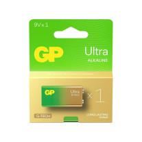 Baterie alcalina GP Ultra GP1604AU-BL1, 6LR61, 9 V