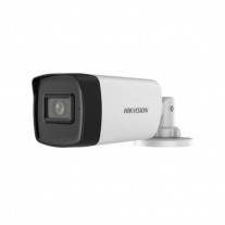Camera supraveghere exterior Hikvision DS-2CE17H0T-IT3FS, 5 MP, 2.8 mm, IR 40 m, audio prin coaxial, microfon