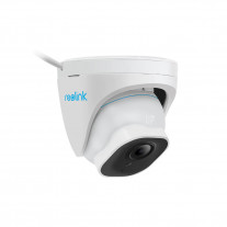 Camera supraveghere IP Dome Reolink P324, 5MP, IR 30 m, 4 mm, microfon, detectie persoane/vehicule, slot card