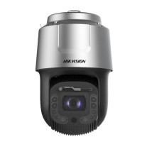 Camera supraveghere IP Speed Dome PTZ Hikvision DarkFighter DS-2DF9C435IHS-DLW(T2), 4 MP, IR 500 m, slot card, detectie vehicule, auto tracking