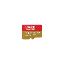 Card de memorie SanDisk Extreme MicroSDXC SDSQXAH-064G-GN6MA, 64 GB, clasa 10