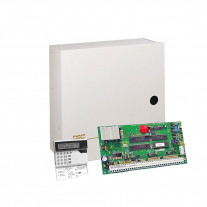 Centrala alarma antiefractie DSC Maxsys PC 4020 cu tastatura LCD4500 si cutie metalica, 8 partitii, 16 zone, 1500 utilizatori