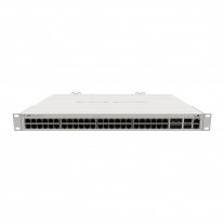 Switch cu 48 porturi Gigabit MikroTik CRS354-48G-4S+2Q+RM, cu management, 4 porturi SFP+ 10G, 2 porturi SFP+ 40G